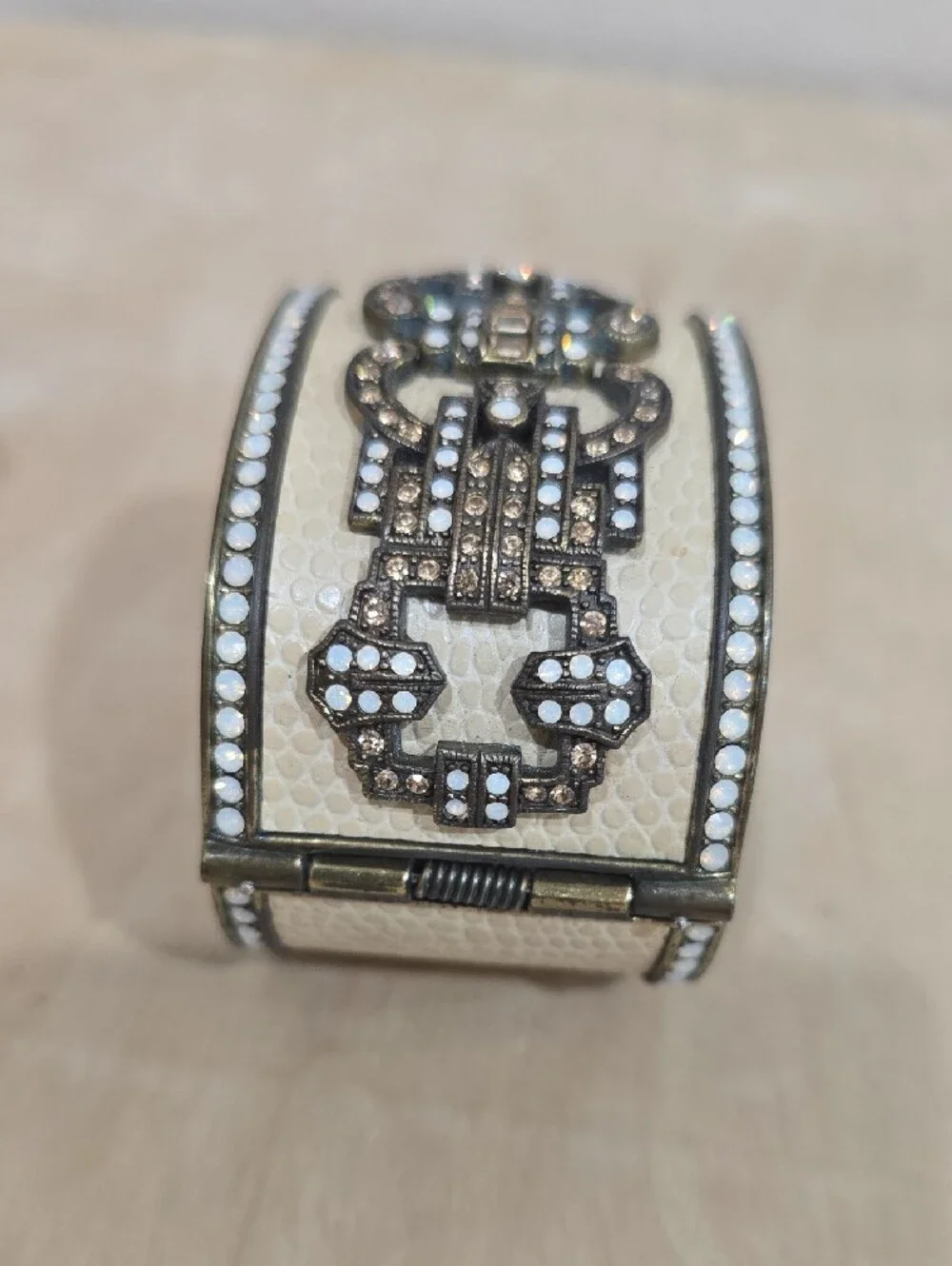 Heidi Daus ornate gunmetal